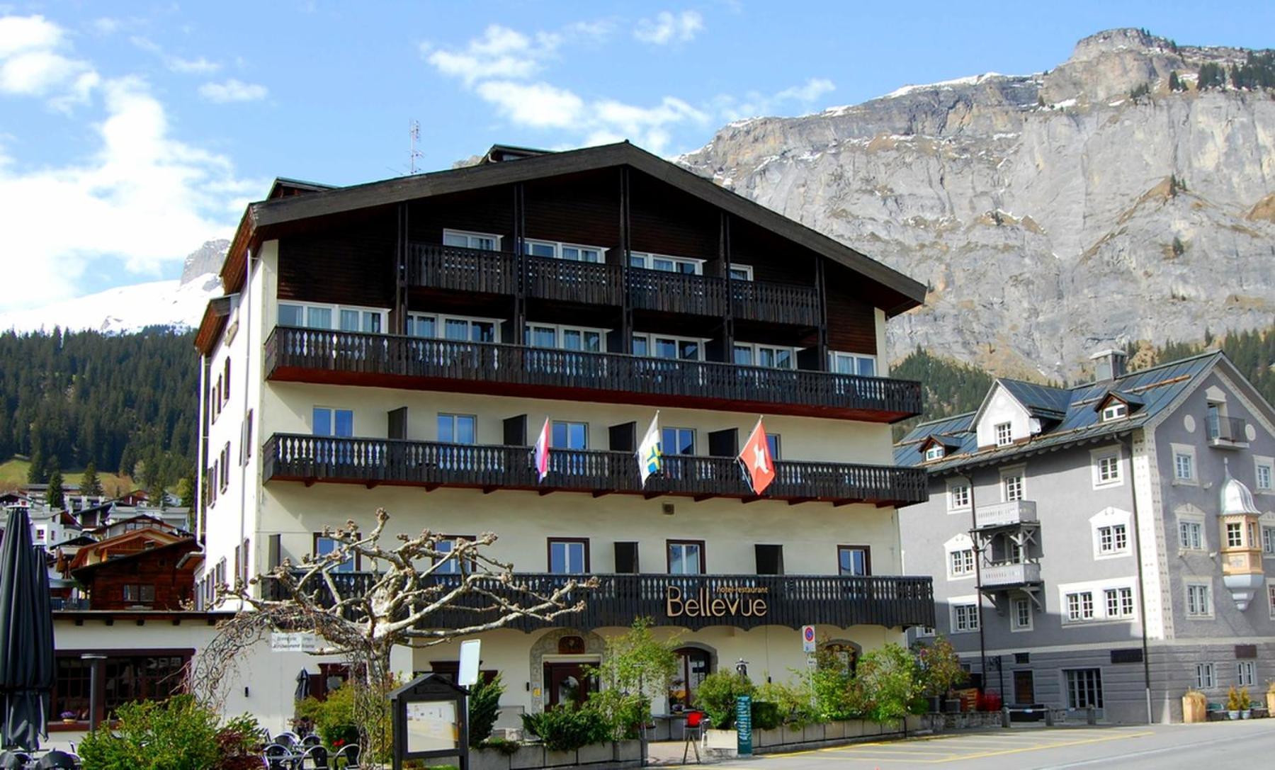Hotel-Restaurant Bellevue Flims Exterior foto